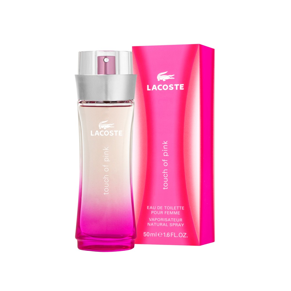 lacoste pink bottle